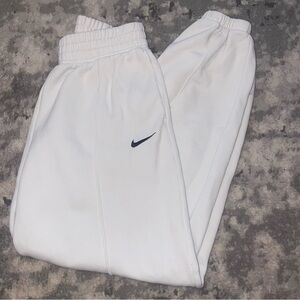 Nike Sportswear Club Fleece White Sweatpants Size Small